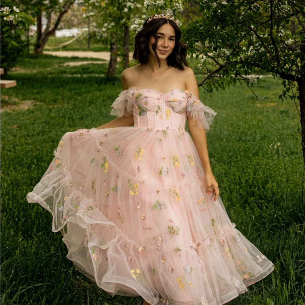 Floral Embroidered Dress
